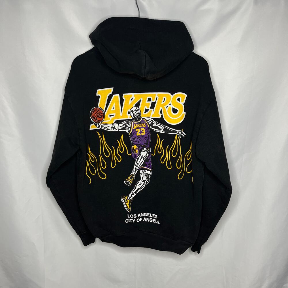 Warren Lotas WL Lebron James 2020 NBA Los Angeles Lakers Champions Hoodie M
